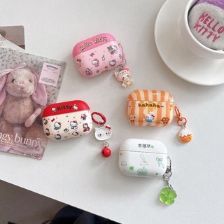 Phong cách tối giản hello iktty cho Airpods4 Airpod 1 / 2 3 Pro Pro Pro2 pro3