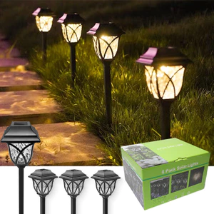 Đèn sân vườn ngoài trời năng lượng mặt trời Cảm biến sân vườn không thấm nước Đèn bãi cỏ Trang trí cảnh quan Lưới khí quyển Đèn sàn XHJ7