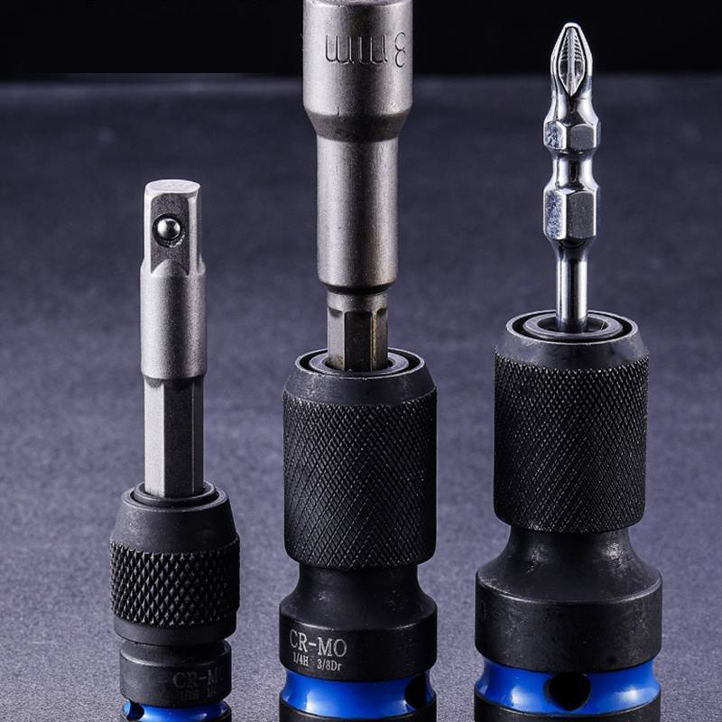 Bộ chuyển đổi lục giác tác động SWEET cho tuốc nơ vít Bit 1 / 2 3 / 8 1 / 4 inch Ổ đĩa vuông sang 1 / 4 inch Qui phát hành cờ lê lục giác n
