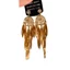 Dream Catcher Bông tai phong cách retro Hồng Kông mới nhất 2024 - Màu vàng mảnh nhẹ