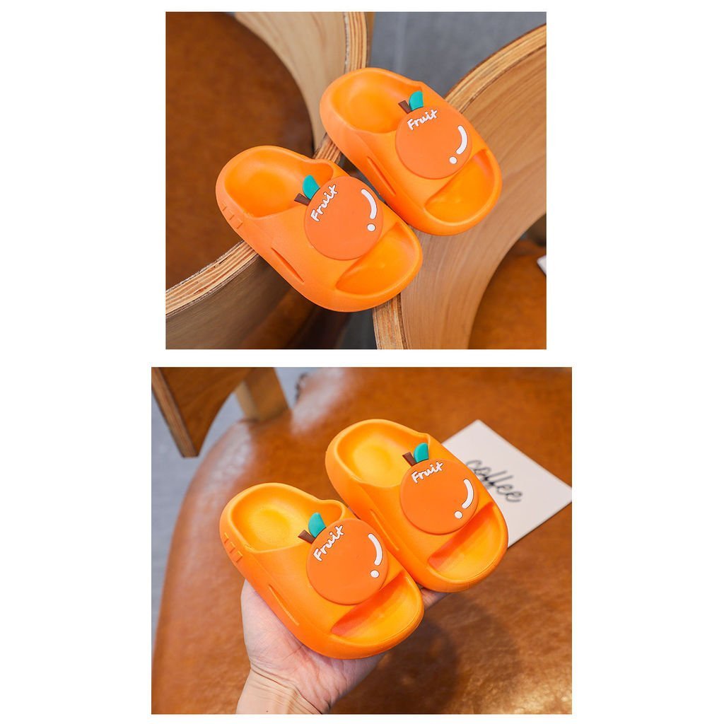 Dép trượt PVC hoạt hình trẻ em Dép Unisex chống trượt thoáng khí cho bé trai bé gái ADIX