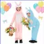 GN Phục Sinh Trẻ Em Trang Phục Thỏ Ngọt Ngào Bộ Thỏ Xanh Mẫu Giáo Ngày Lễ Tiệc Sân Khấu Trang Phục Trình Diễn Sân Khấu NG