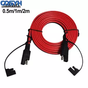 <cosyh>Simplified Installation SAE Extension Cable 14AWG with Waterproof Protection Cap