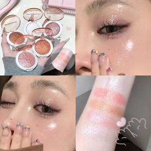 Bảng Highlight lấp lánh trong suốt - Phấn mắt đơn sắc phân cực để làm sáng da