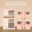 【Roshy】Bảng phấn tạo khối bắt sáng bảng phấn tạo khối bốn màu. phấn tạo khối lì ánh ngọc trai