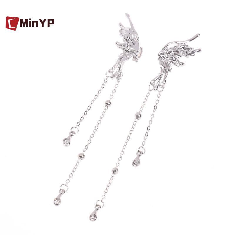 CMinYP 1 Cặp Kẹp Kim Cương Giả Có Thể Tháo Rời Trên Tai Nghe Nhét Tai Mở Phụ Kiện Tai DIY Trang Sức Thời Trang Để Nâng Cấp Tai Nghe Của Bạn Vinh Quang