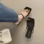 TT 2026 Tính Khí Mùa Hè Giày Nữ Mũi Mở Giày Thoải Mái Mèo Gót Bao Mũi Sandal Nhẹ Sang Trọng Tính Khí