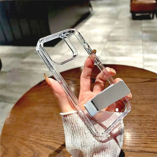Ốp Điện Thoại Trong Suốt Chống Sốc Kèm Giá Đỡ Chống Lưng Dành Cho iphone 17 Air 16 15 14 13 12 Pro Max