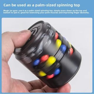 OUSXA Soda Can Fidget Toy, Con quay hồi chuyển ngón tay Nhựa Bóng xoay, Con quay vòng quay ngón tay