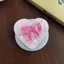 Popsocket Hồng Kim Cương Nơ Họa Tiết Nam Châm Có Thể Gập Lại Giá Đỡ Điện Thoại Nam Châm