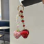 Dâu Đầy Đủ Trái Cây Lắc Berry Điện Thoại Di Động Dây Xích Kim Cương Niche Tinh Tế Móc Khóa Phong Cách Mới Dễ Thương Nữ Độc Quyền Nhỏ