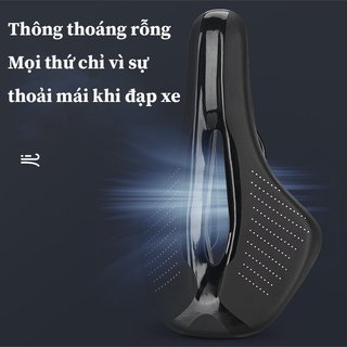 Yên Xe Đạp Thể Thao Đường Trường Pu Nubuck, Thoải Mái Và Êm Ái