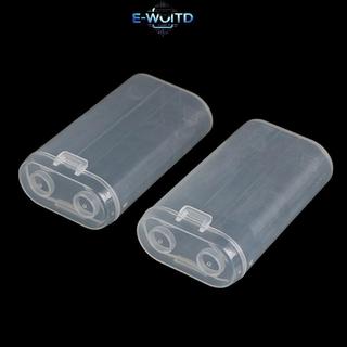 E-WOITD Chống Thấm Nước 18650 Pin Hộp Bảo Quản Nhựa Ốp Lưng Bền 18650 Pin E-WOITD