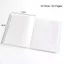 FAVORITEGOODS Nail Art Piece Storage Book, 40 / 80 Slots Solid Transparent Sticker Storage Book, Album Trống Dung Tích Lớn Thiết Kế Trang Trống Sách Album Đơn Giản
