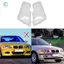 Cho 4 Cửa E46 3 Series 1998-2001 Trái Đèn Pha Vỏ Bóng Trong Suốt Ống Kính Vỏ Đèn Pha
