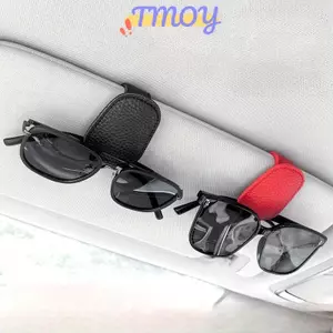 TMOY Đa Năng Da Từ Tính Kính Ô Tô Kẹp Kính Mát Giá Đỡ Tấm Che Nắng Tổ Chức Để Truy Cập An Toàn Và Dễ Dàng Trong Xe TMOY