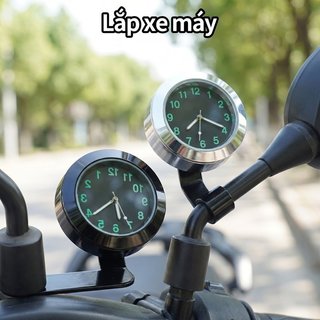Xe Máy Đồng Hồ Tay Cầm Kim Loại Chống Thấm Nước Hợp Kim Gương Gắn Phù Hợp Với Vinfast Feliz Evo Yadea