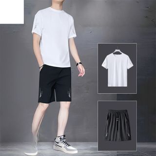 Đồ Bộ Quần Áo Thể Thao Nam Mùa Hè Chất Thun Lạnh Co Giãn 4 Chiều Gía rẻ  015