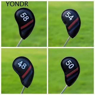 YONDR Golf Wedge Cover, Da PU 48 50 52 54 Độ Sand Wedge Headcover, Universal 56 58 60 Độ Angle Club Big Number Golf Club Cover Nam và Nữ