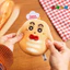 Giao hàng trong ngày [Chính hãng] Crayon Shin-Chan Baking Series Sang trọng Charm Donut Fat Toot Zaemon Móc khóa Túi Đồ trang trí Bánh mì dễ thương Crayon Shin-Chan Doll Anime Quà tặng hàng hóa