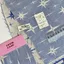 Túi vải Denim hình ngôi sao hai mặt màu sắc thủ công Quần áo sách thủ công 50 * 178cm428