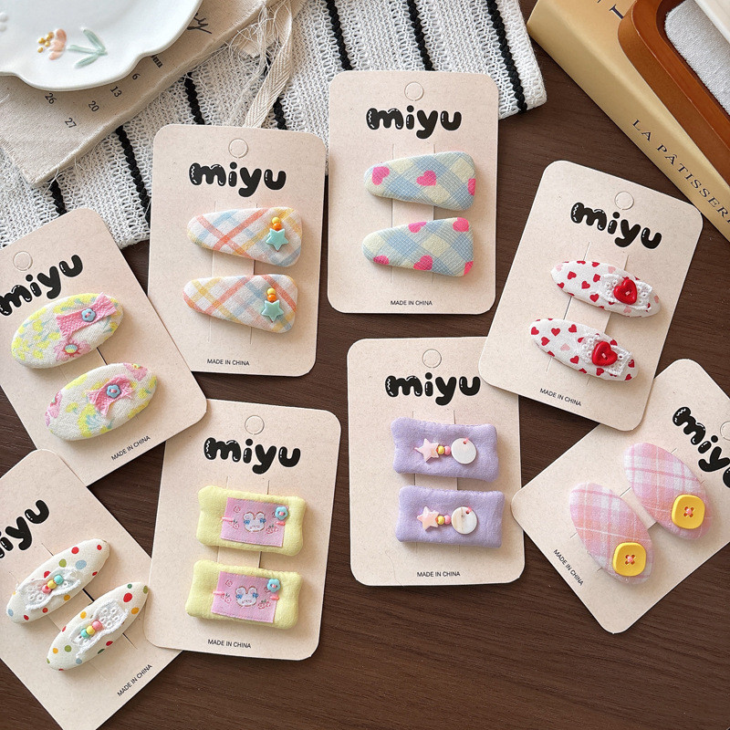 Kẹp tóc cô gái dễ thương Hàn Quốc