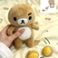 Spike Price Sáng Tạo Rilakkuma Mất Tai Búp Bê Hoạt Hình Sang Trọng Đồ Chơi Búp Bê Dễ Thương Rilakkuma Mặt Dây Chuyền Quà Tặng