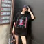 C cavempt Retro Tay Ngắn CE Hồng Chữ Thập Sóng Hơi Nước vibe Phong Cách Áo Thun Nam Nữ Cặp Đôi Phong Cách Nhật Bản Dạo Phố Mùa Hè