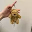 Mặt dây chuyền Jellycat Ba tiêu chuẩn hoàn chỉnh với con dấu thép Barcelo Bear Cà tím Croissant
