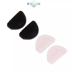 E-WOITD 1 Cặp Kính Mỏng Miếng Đệm Mũi Dính Silicone Miếng Đệm Mũi Chống Trơn Trượt Trong Suốt Miếng Đệm Mũi E-WOITD