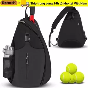 ESSENCEH Pickleball Vợt Ba lô, Túi đựng vợt Tennis dung tích lớn có thể đảo ngược, Dây kéo chắc chắn bền bỉ Túi mái chèo Pickleball Thiết bị tập thể dục
