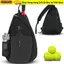 ESSENCEH Pickleball Vợt Ba lô, Túi đựng vợt Tennis dung tích lớn có thể đảo ngược, Dây kéo chắc chắn bền bỉ Túi mái chèo Pickleball Thiết bị tập thể dục