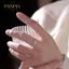 PNPIA- Đơn Giản Độc Đáo Hình Học Hình Học Nhẫn Shining Star Knot Hai Lớp Ngón Tay Nhẫn Dành Cho Nữ Bé Gái Trang Sức Thời Trang Dự Tiệc Quà Tặng