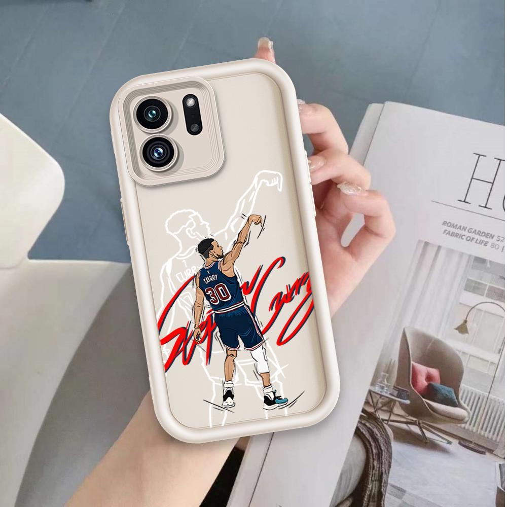 Ốp Lưng Cho OPPO A5X A6 A6X 4G 5G Hoạt Hình Silicon Mềm Đáng Yêu Vỏ Điện Thoại TPU Bóng Rổ Cà Ri Mắt Thiên Thần Ốp Lưng Chống Sốc