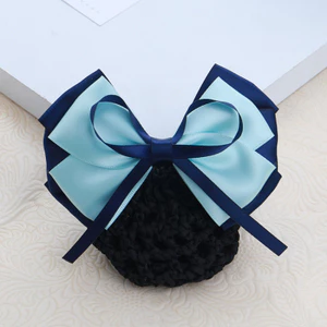 Thời Trang Chuyên Nghiệp Tóc Scrunchie Cho Ngân Hàng Tiếp Viên Y Tá Bệnh Viện Làm Việc Nữ Phụ Kiện Tóc Ruy Băng Hairnet
