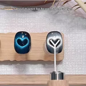 Dụng cụ dây Sti nam châm móng tay hình chữ Y TRTR, để tạo hình trái tim & phôi trên móng tay, nam châm làm móng mắt mèo trái tim tình yêu, phụ kiện nghệ thuật VN