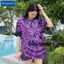 Unisex Tie Nhuộm Áo Không Phai Màu Chống Nhăn Không Ủi Thích Hợp Cho Nam Nữ Tee Thường Ngày