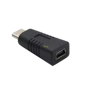 Btsg Điện Thoại Thông Minh Đa Năng Máy Tính Bảng Adapter Mini USB Nữ Sang Loại C Nam Màu Đen