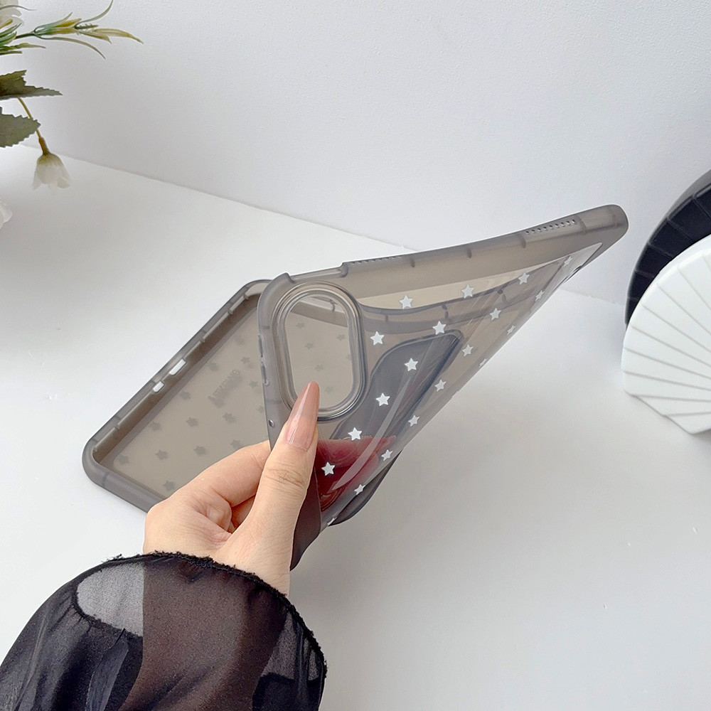 Vỏ Mềm CoverTransparent Stand Case Cho Redmi Pad SE 8.7 11 Pad 2 11 "9.7" Pro Pro2 12.1 K Pad Pad2 Bao Da Thân Thiện Với Da Chân Đế Có Thể Gập Lại