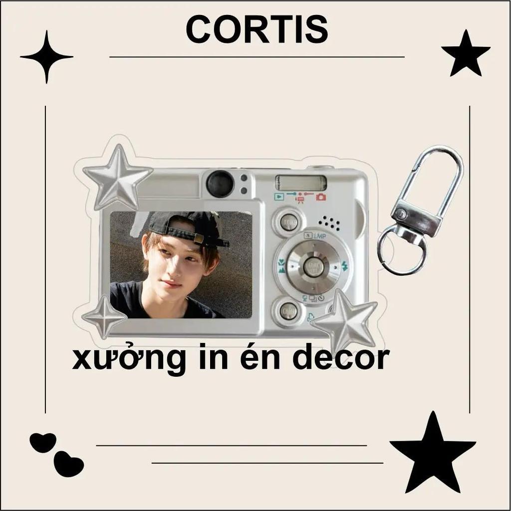 Móc khoá hình ảnh camera cortis Martin , James , Juhoon , Seonghyeon và Keonho Xưởng in Én decor