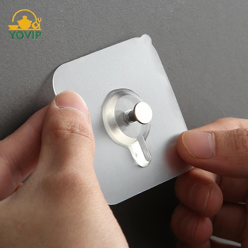 YOVIP Giá đỡ khung ảnh/poster, móc dính chắc chắn, chống thấm nước, dùng cho nhà bếp/phòng tắm, không khoan tường