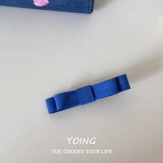 Yoing / Phong Cách Mới Phong Cách Hàn Quốc Màu Nơ Tóc Nữ Đầu Lưng Nửa Tie Tóc Mỏ Vịt Kẹp Tính Khí Cao Đuôi Ngựa Kẹp