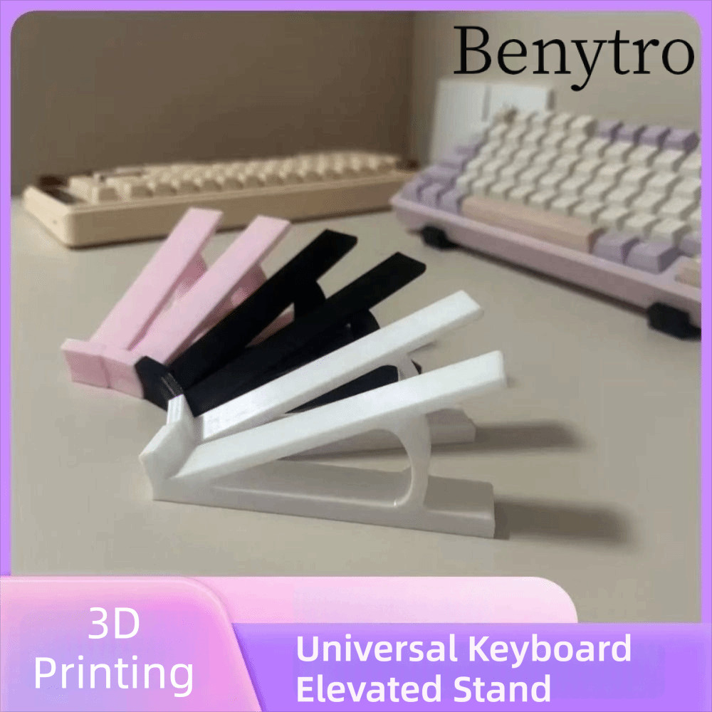 BENYTRO 1 Cặp Bàn Phím Máy Tính Nâng, Bàn Phím Nhựa Di Động Nâng Chân Đế, Nâng Góc Bàn Phím Phụ Kiện Giá Đỡ Màn Hình