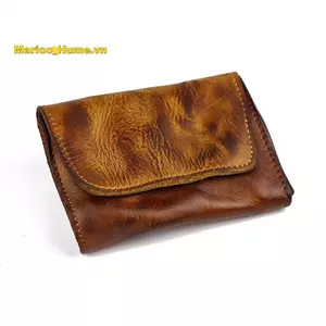 Túi đựng tiền xu cổ điển thủ công, Ví thời trang Mini, Túi đựng tiền / Túi đựng tiền / Hộp đựng thẻ cho nam và nữ