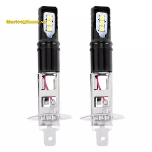 Bộ bóng đèn pha LED 2X H1 6000K màu trắng siêu sáng 6000LM DRL có độ cao