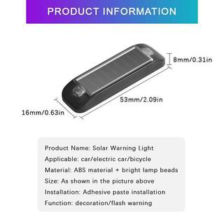 KUZHEN Mini LED Năng Lượng Mặt Trời Đèn Cảnh Báo Ô Tô An Ninh Ban Đêm Mô Phỏng Báo Động Không Dây Chống Trộm Đèn Cảnh Báo Nhấp Nháy Đèn Báo Ngộ nghĩnh HOT