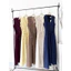 Đầm linen muối tiêu cổ V xếp li nhuyễn dáng maxi xoè dài có túi + dây cột eo MyaHouse