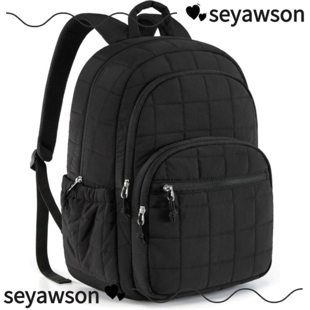 Ba lô Laptop SEYAWSON, Túi Du Lịch Dung Tích Cao Chống Thấm Nước, Túi Đeo Vai Nhẹ 15,6 Inch Thời Trang Dành Cho Nữ Bé Gái