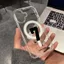 Đơn giản kỹ thuật số áp dụng iPhone 17promax Magnetic Sucking trường hợp141516 trong suốt