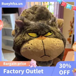 Phim hoạt hình Bad Cat Car Đồ chơi sang trọng, Hộp khăn tay gia đình và ô tô, Bộ ngăn kéo khăn giấy búp bê